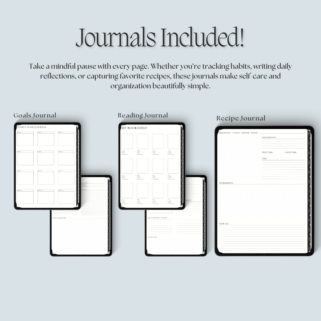 The Dream Life Digital Planner - Undated • Hyperlinked