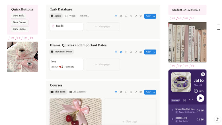 🌸✨ Hot Girl Mid-Year Reset | Notion Template ✨🌸