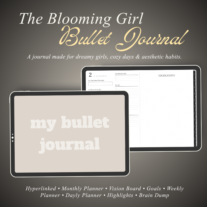 The Blooming Girl Bullet Journal