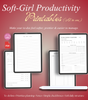 🌸 [ALL IN ONE] Soft-Girl Productivity Printables